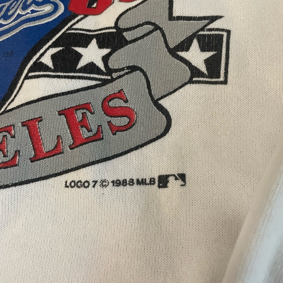 Vintage MLB 1988 LA Dodgers World Champions Sweater - Size S - Picture 3 of 9